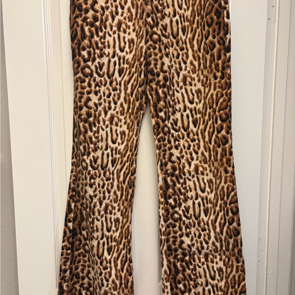 Terry Lewis Classic Luxuries Leopard Print Jeans